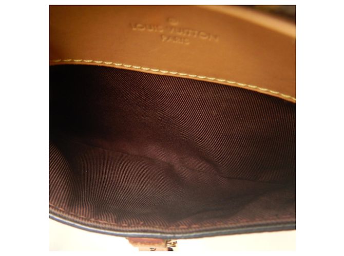 Borsa a tracolla Louis Vuitton Monogram Deauville MINI Marrone - vista 11