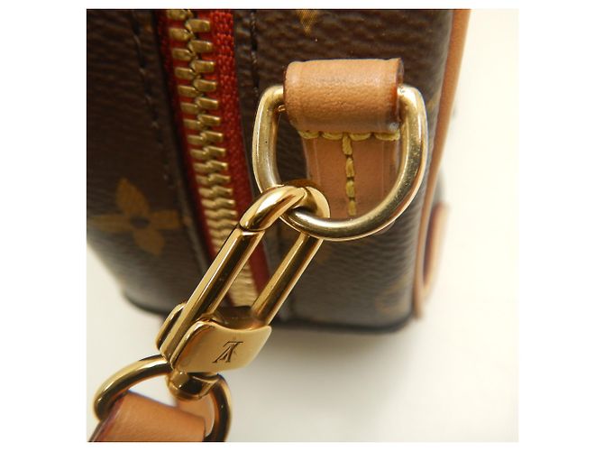 Borsa a tracolla Louis Vuitton Monogram Deauville MINI Marrone - vista 15