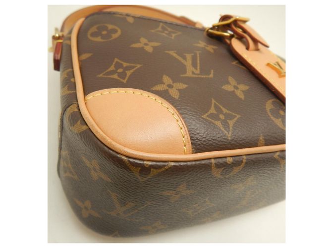 Borsa a tracolla Louis Vuitton Monogram Deauville MINI Marrone - vista 16