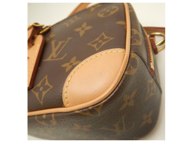 Borsa a tracolla Louis Vuitton Monogram Deauville MINI Marrone - vista 17