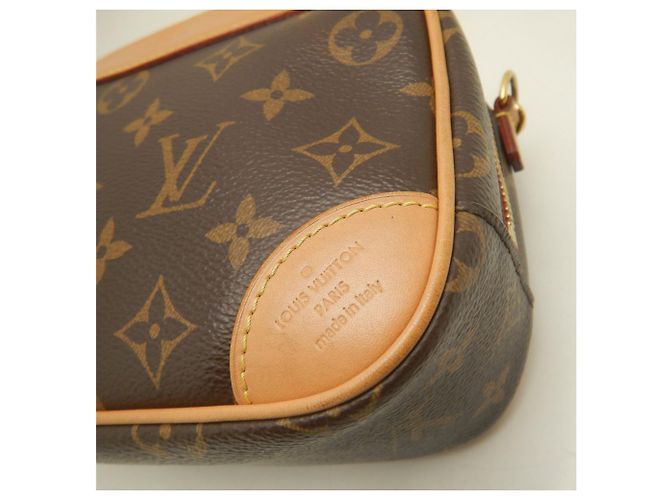 Borsa a tracolla Louis Vuitton Monogram Deauville MINI Marrone - vista 19