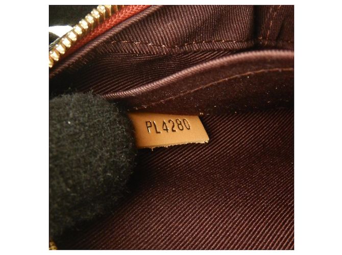 Borsa a tracolla Louis Vuitton Monogram Deauville MINI Marrone - vista 22