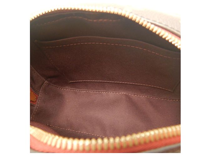 Borsa a tracolla Louis Vuitton Monogram Deauville MINI Marrone - vista 4