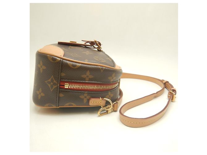 Borsa a tracolla Louis Vuitton Monogram Deauville MINI Marrone - vista 5