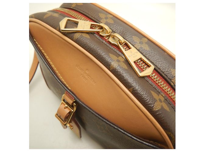 Borsa a tracolla Louis Vuitton Monogram Deauville MINI Marrone - vista 8