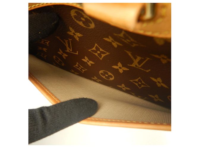 Borsa Louis Vuitton Monogram Trouville Marrone - vista 15