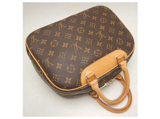 Borsa Louis Vuitton Monogram Trouville Marrone - vista 3