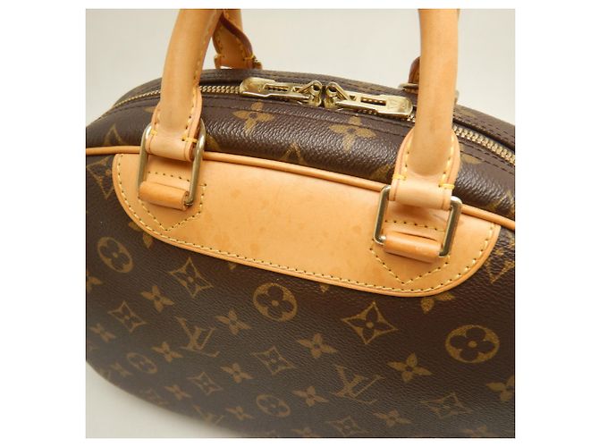 Borsa Louis Vuitton Monogram Trouville Marrone - vista 8