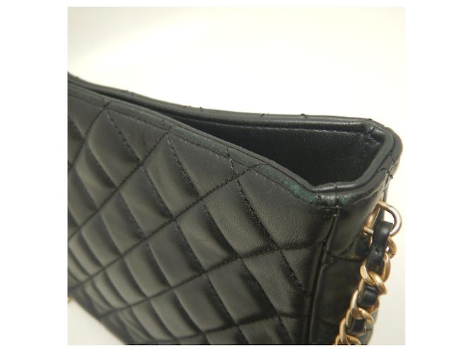 Borsa a spalla Chanel Matelassé Small Hobo con catena Nero - vista 11
