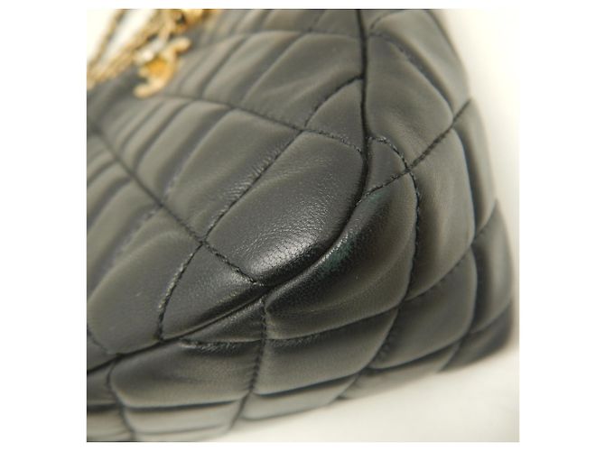 Borsa a spalla Chanel Matelassé Small Hobo con catena Nero - vista 15
