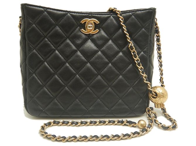 Borsa a spalla Chanel Matelassé Small Hobo con catena Nero - vista 2