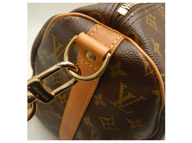 Louis Vuitton Monogram Keepall Bandoulière 45 Boston Bag Marrone - vista 12