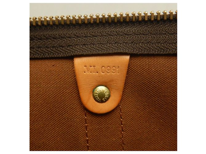 Louis Vuitton Monogram Keepall Bandoulière 45 Boston Bag Marrone - vista 21