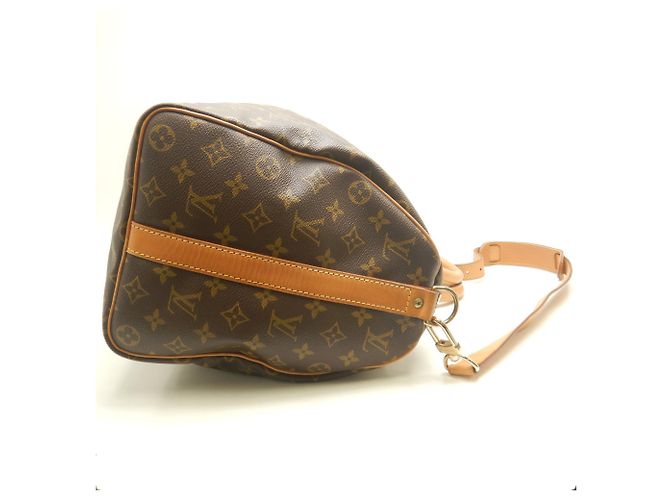Louis Vuitton Monogram Keepall Bandoulière 45 Boston Bag Marrone - vista 4