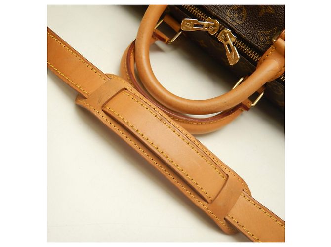 Louis Vuitton Monogram Keepall Bandoulière 45 Boston Bag Marrone - vista 7