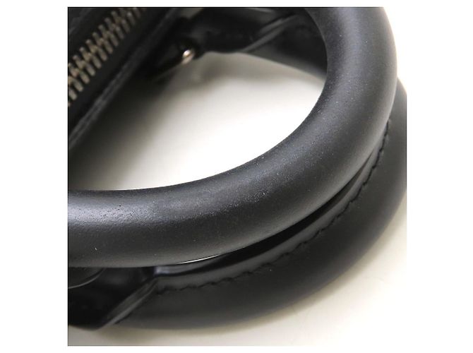 Louis Vuitton Monogram Eclipse Keepall Bandoulière 25 Nero - vue 22