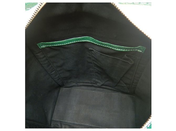 Borsa Tote Balenciaga Bazaar Shopper Nero Verde - vista 16