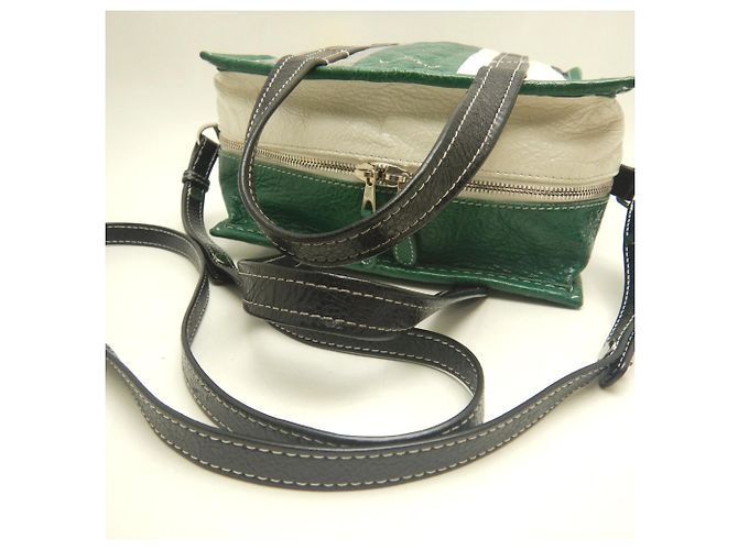 Borsa Tote Balenciaga Bazaar Shopper Nero Verde - vista 5