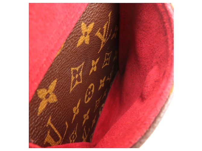 Borsa a tracolla Louis Vuitton Monogram Vivacite GM Marrone - vista 12
