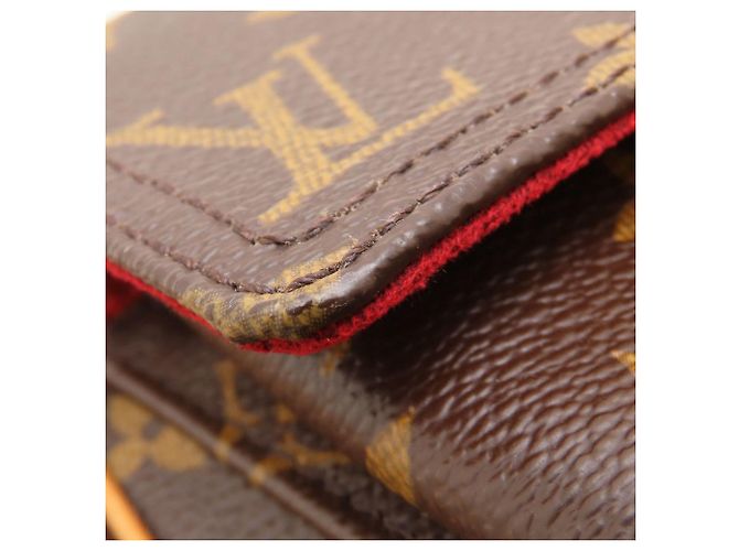 Borsa a tracolla Louis Vuitton Monogram Vivacite GM Marrone - vista 14