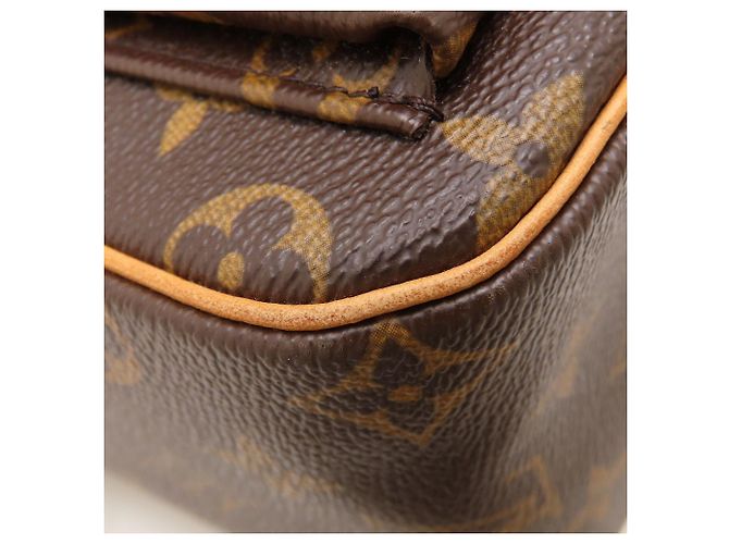 Borsa a tracolla Louis Vuitton Monogram Vivacite GM Marrone - vista 16