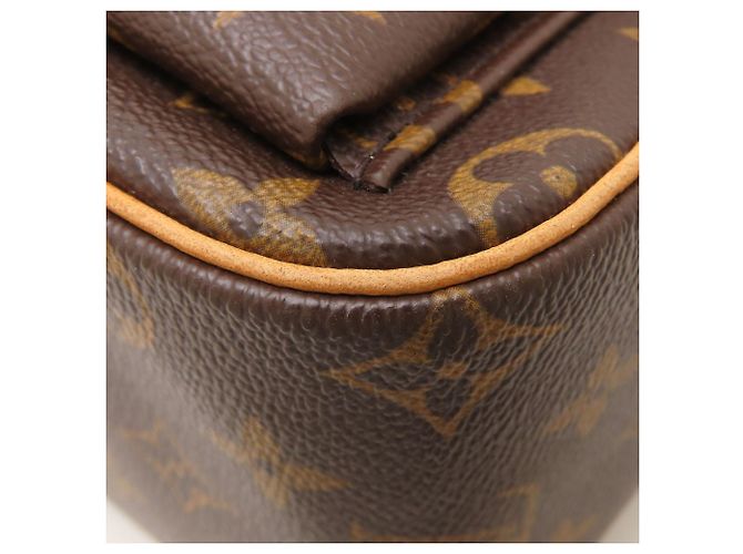 Borsa a tracolla Louis Vuitton Monogram Vivacite GM Marrone - vista 17