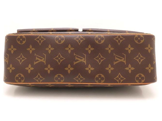 Borsa a tracolla Louis Vuitton Monogram Vivacite GM Marrone - vista 4