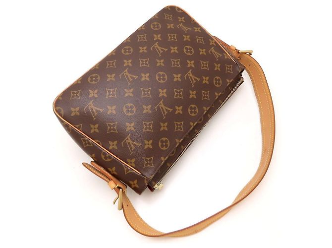 Borsa a tracolla Louis Vuitton Monogram Vivacite GM Marrone - vista 5