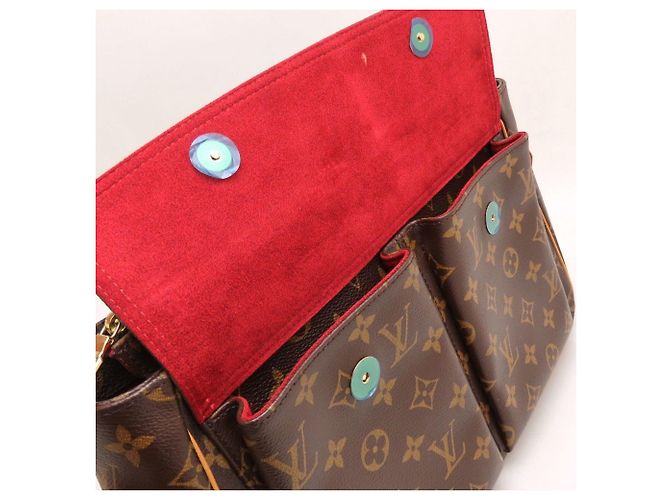 Borsa a tracolla Louis Vuitton Monogram Vivacite GM Marrone - vista 7