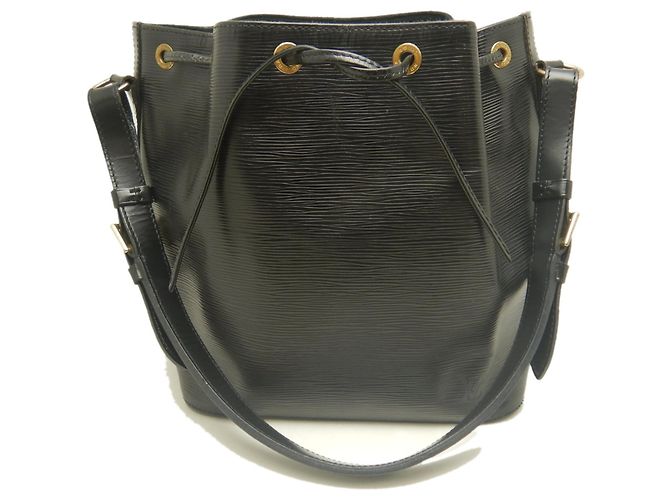 Noe Borsa a tracolla Louis Vuitton Epi Petit Noé Nero - vista 2