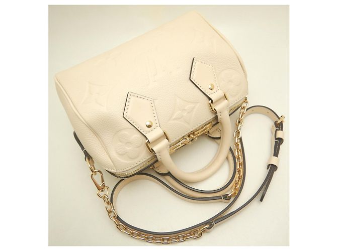 Borsa Louis Vuitton Monogram Empreinte Speedy Bandoulière 20 - vista 3