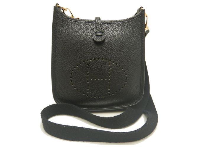 Hermès Borsa a tracolla Hermes Evelyne TPM Marrone - vista 2
