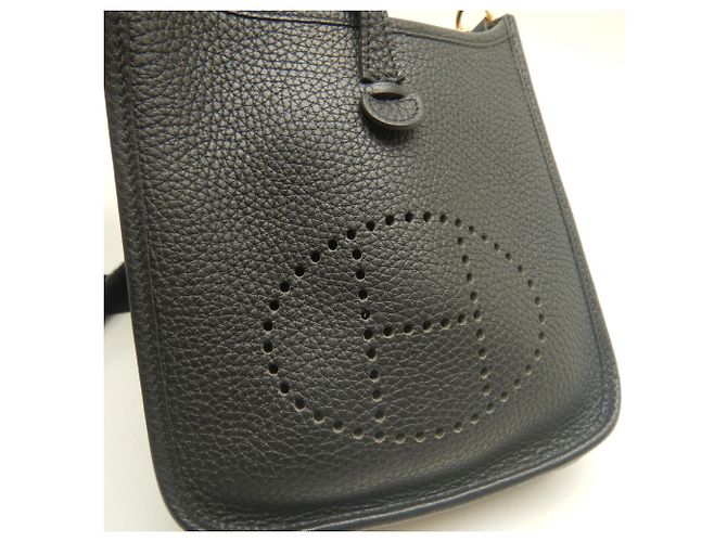 Hermès Borsa a tracolla Hermes Evelyne TPM Marrone - vista 8