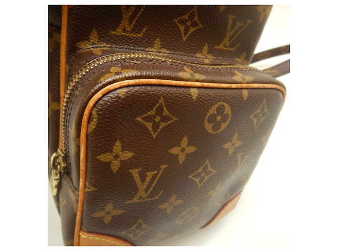 Borsa a tracolla Louis Vuitton Monogram Amazon Marrone - vista 10