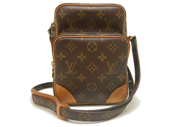 Borsa a tracolla Louis Vuitton Monogram Amazon Marrone - vista 2