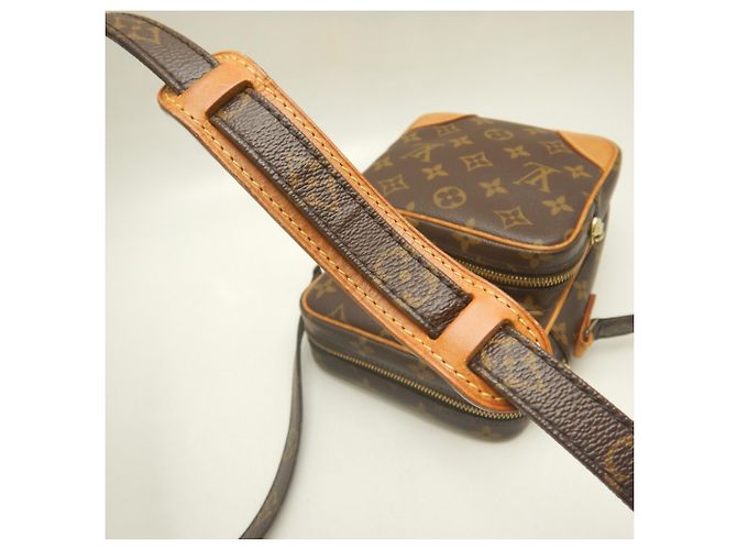 Borsa a tracolla Louis Vuitton Monogram Amazon Marrone - vista 8