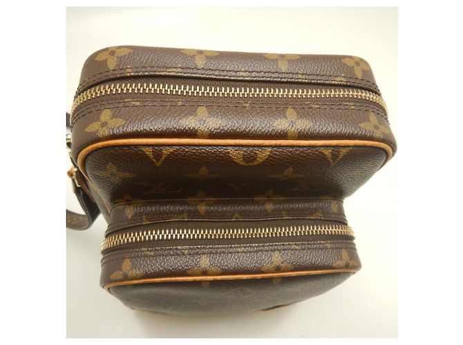 Borsa a tracolla Louis Vuitton Monogram Amazon Marrone - vista 9