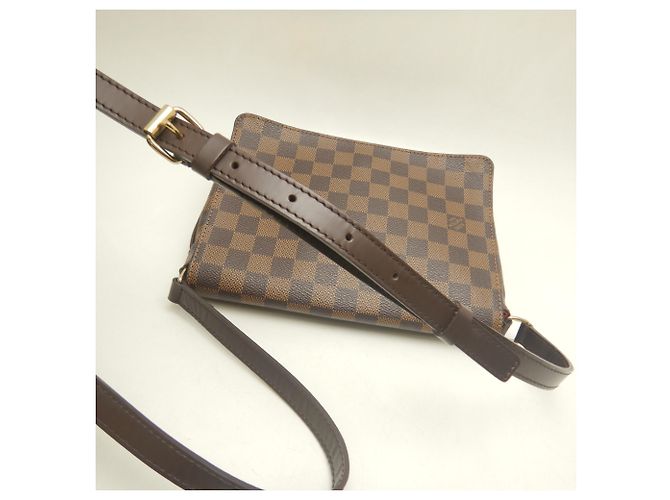 Borsa a tracolla Louis Vuitton Damier Musette Tango Damier ebene - vista 10