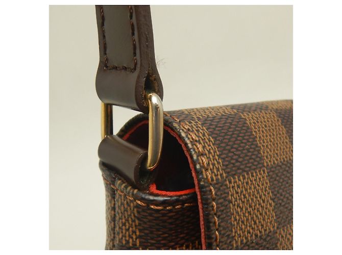 Borsa a tracolla Louis Vuitton Damier Musette Tango Damier ebene - vista 12