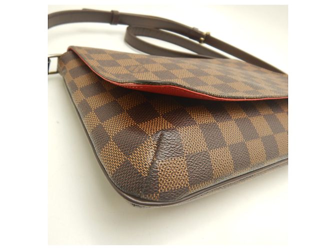 Borsa a tracolla Louis Vuitton Damier Musette Tango Damier ebene - vista 14
