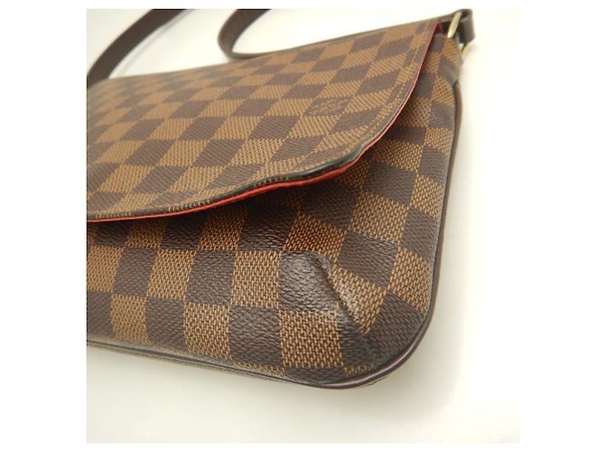 Borsa a tracolla Louis Vuitton Damier Musette Tango Damier ebene - vista 15