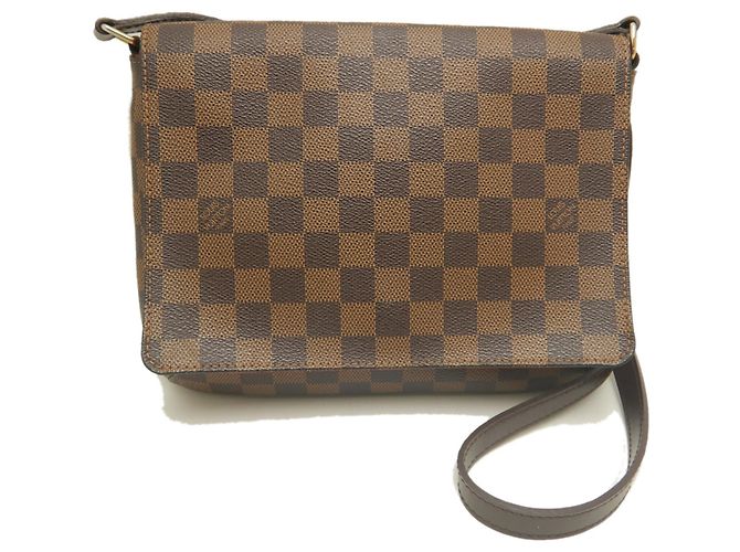 Borsa a tracolla Louis Vuitton Damier Musette Tango Damier ebene - vista 2