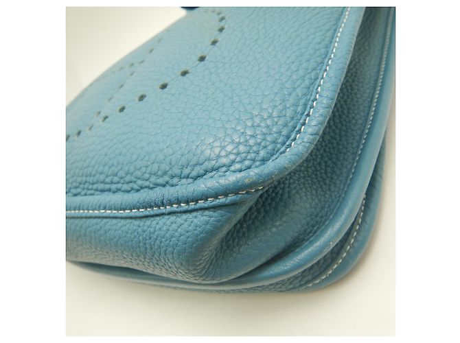 Hermès Borsa a tracolla Hermes Evelyne 3PM Blu - vista 13