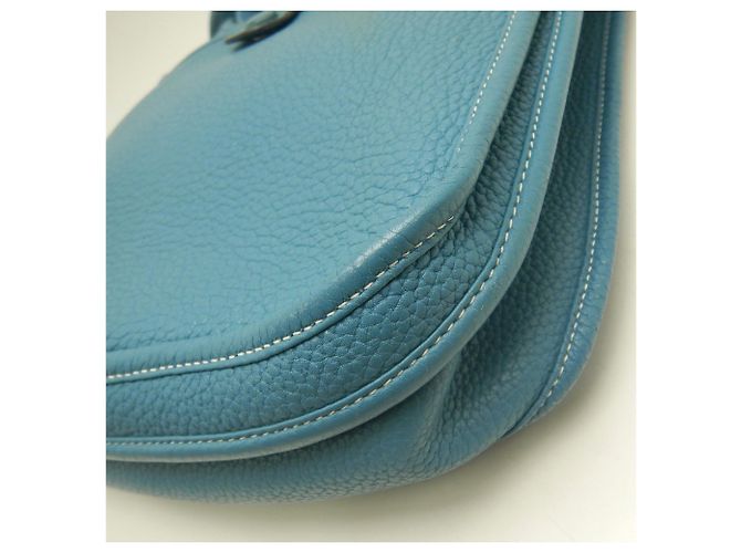 Hermès Borsa a tracolla Hermes Evelyne 3PM Blu - vista 15