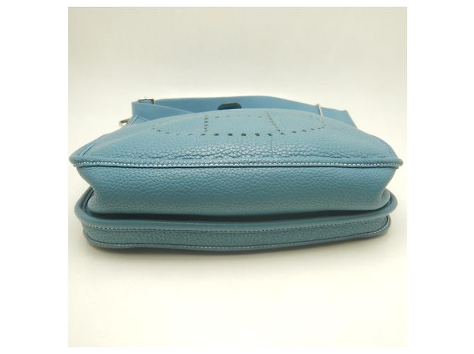 Hermès Borsa a tracolla Hermes Evelyne 3PM Blu - vista 7