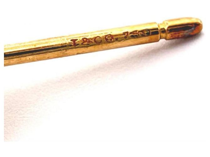 Orecchini Tiffany & Co. in oro giallo 18K con diamanti a forma di croce - vista 5