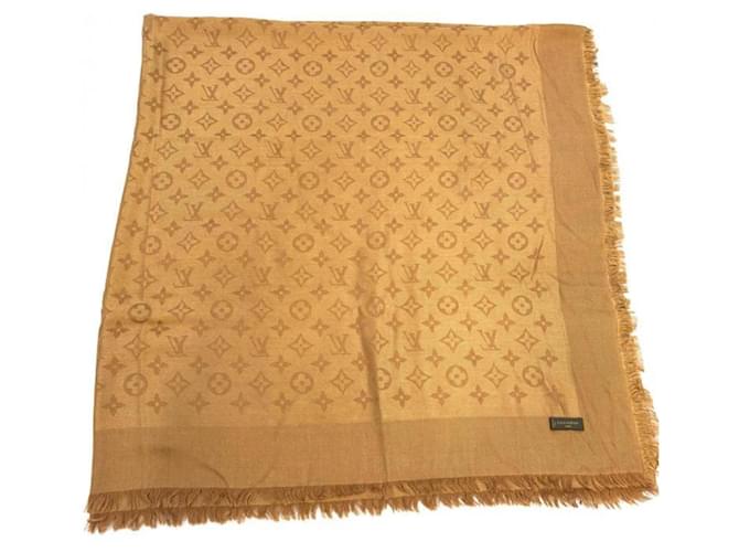 Louis Vuitton Large Monogram Schal Beige - Ansicht 11