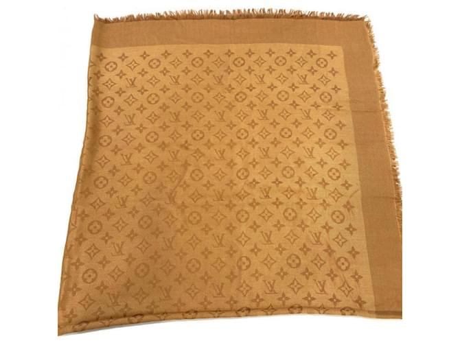 Louis Vuitton Large Monogram Schal Beige - Ansicht 13