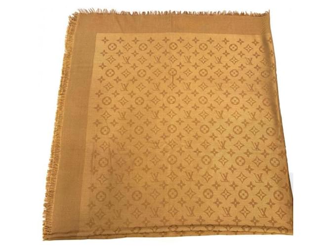 Louis Vuitton Large Monogram Schal Beige - Ansicht 14