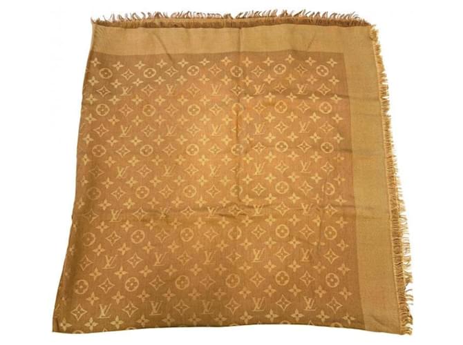 Louis Vuitton Large Monogram Schal Beige - Ansicht 3